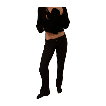 Black Drawstring Pants