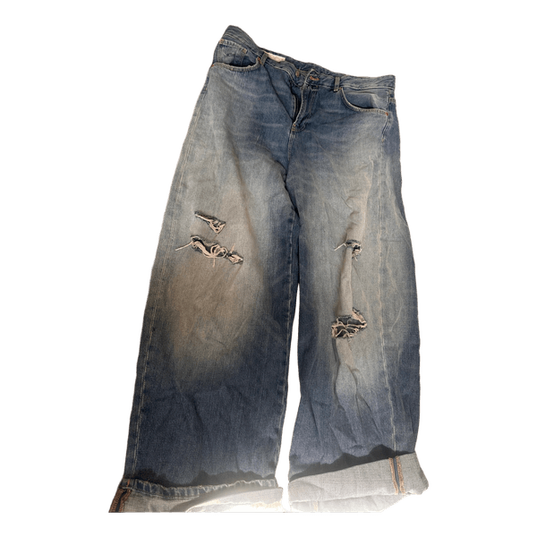 Blå denimjeans