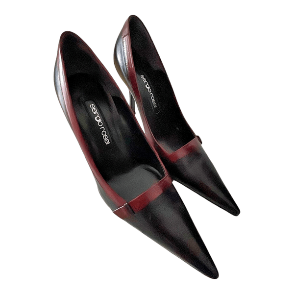 Sergio Rossi leather heels