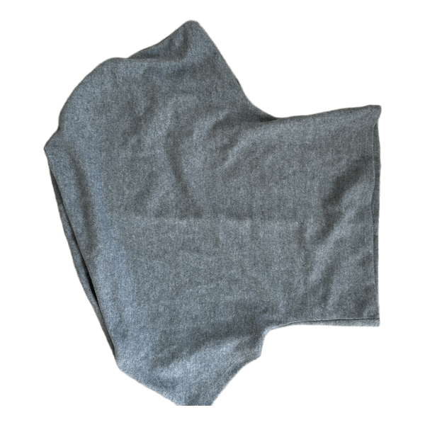 Grå off shoulder strik