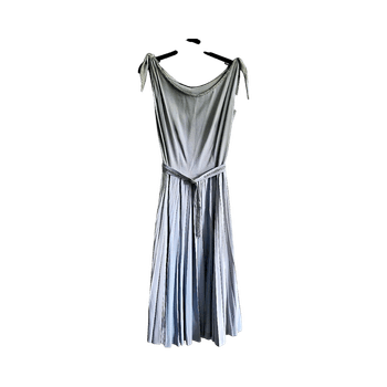 Super early unique vintage: pleated handmade dress