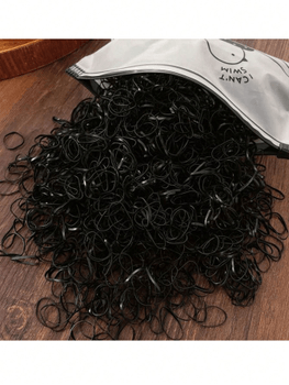 Disposable elastic hair ties