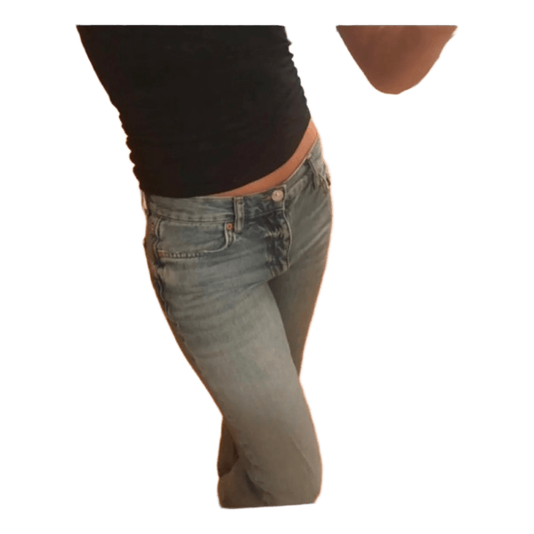 Lyseblå jeans