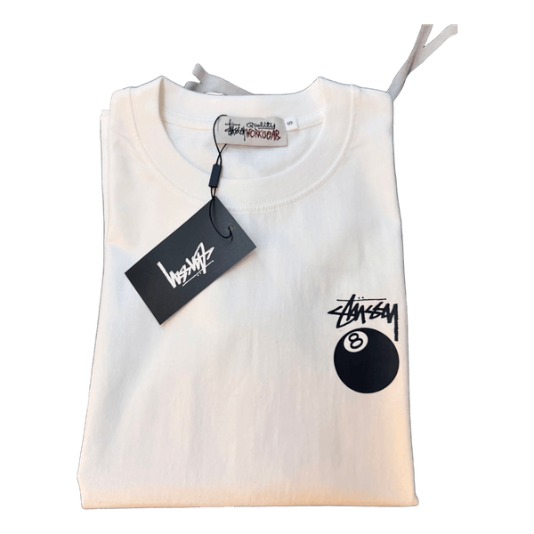 Hvid Stüssy t-shirt