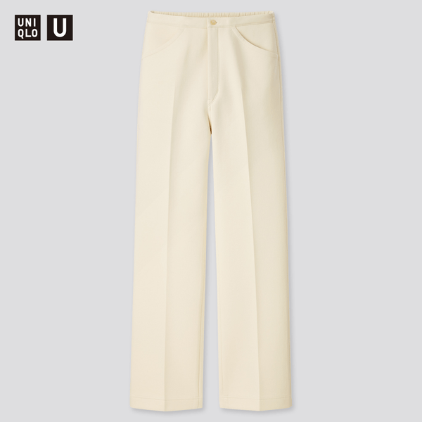 White relaxed fit trousers