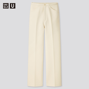 White relaxed fit trousers