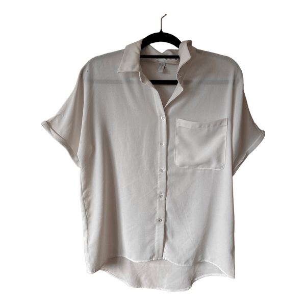 White button down shirt