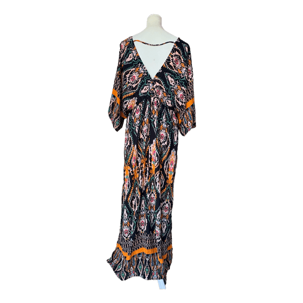 Boho print maxi dress