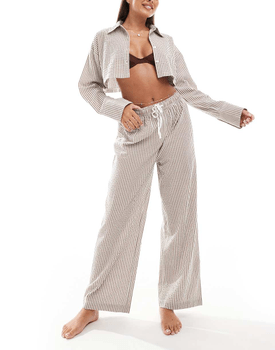 Seersucker beach trouser