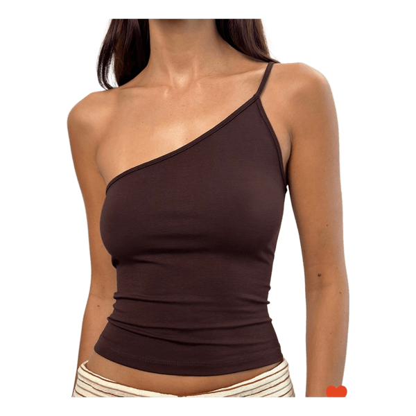 Brun one-shoulder top