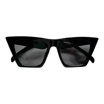 Black cat-eye sunglasses