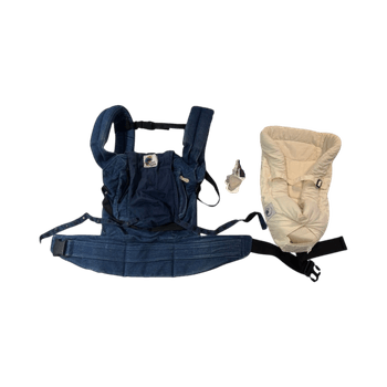 Ergobaby Original Budle of Joy -kantoreppu + Easy snyg -vastasyntyneen lisäosa (OVH n. 140 €)
