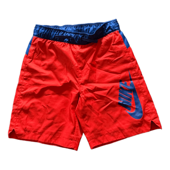 Nike red swim shorts