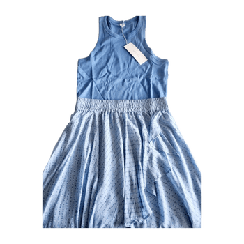 Ganni skirt + Arela cotton top - new!