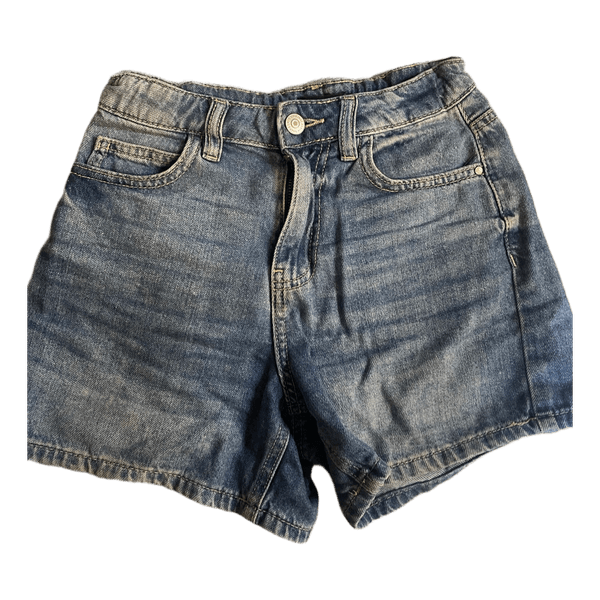 Blå denimshorts