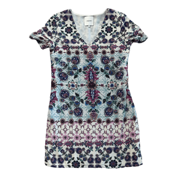 Floral short sleeve dress