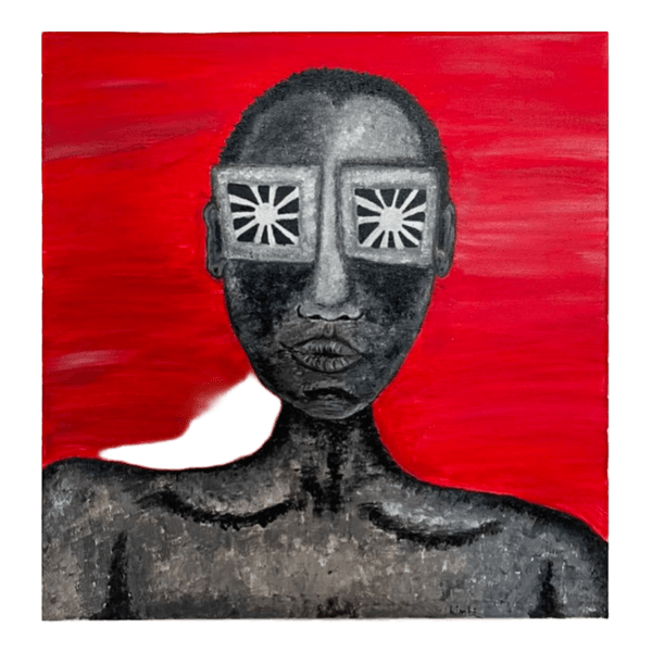 Original acrylic portrait painting