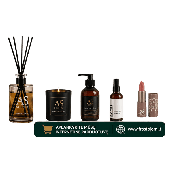 Frostbjørn home fragrance advertisement