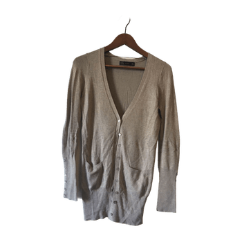 Beige neuletakki