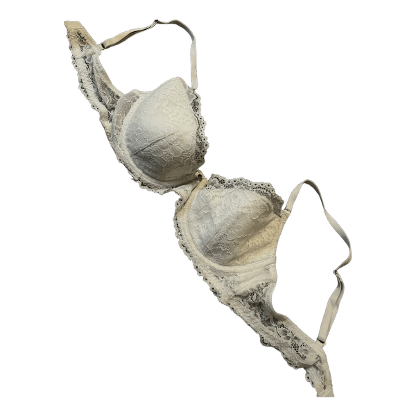 White lace bra