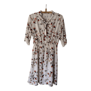 Floral print midi dress