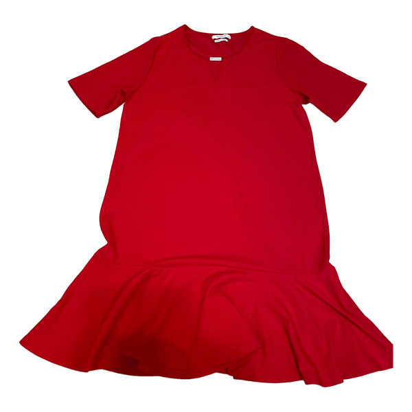 Red mini dress