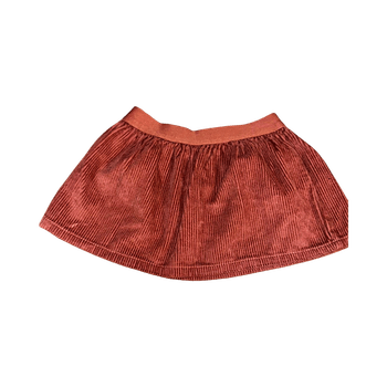 Corduroy flared skirt