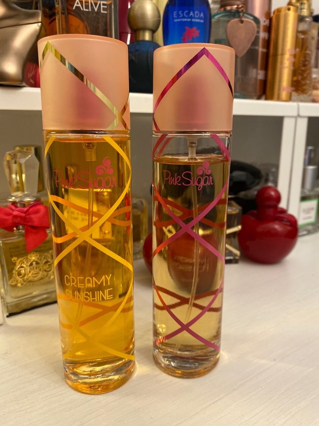 Pink sugar beauty product