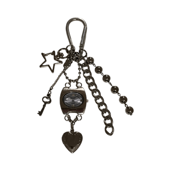Clock key/bag charm