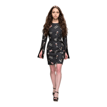 NÓLÓ “Forget London” Dress XS • Rare Runway Piece