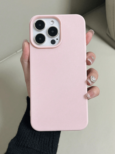 Slim pink TPU phone case