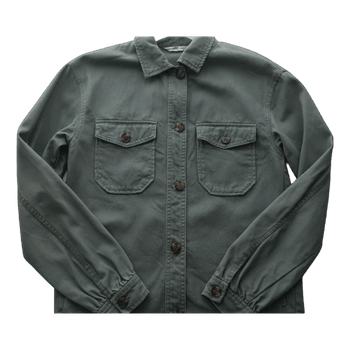 Vihreä puuvillainen takki