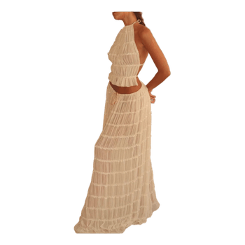 Röyhelöinen kaksiosainen asu S