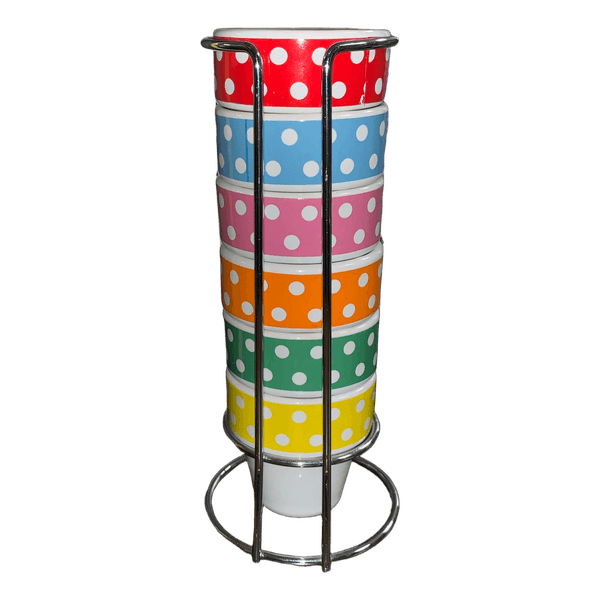 Polka dot egg cups