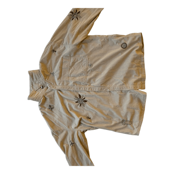 Beige corduroy shirt