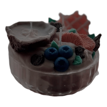 Fruit bowl decorative candle