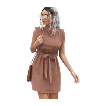Belted Tank Dress