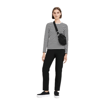 Black and white shirt