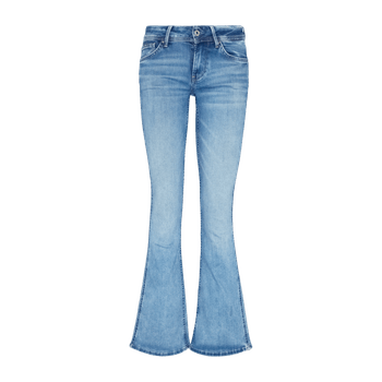 Denim flared jeans