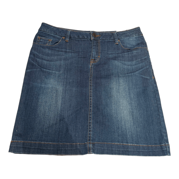 Blå s.Oliver denimnederdel