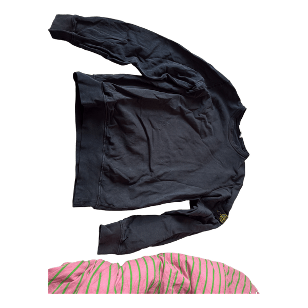 Sort bomuld sweatshirt