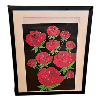 Painting - « Passion de velours »