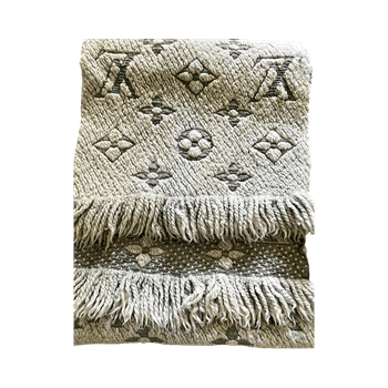 Louis Vuitton Logomania wool scarf
