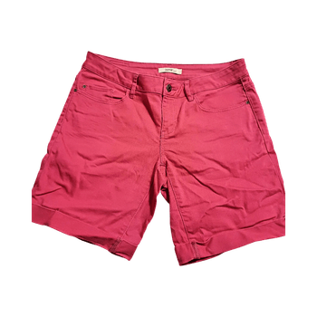 Vaaleanpunaiset farkkushortsit