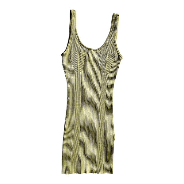 Rib-knit bodycon dress