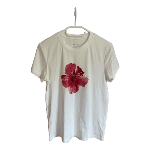 White graphic t-shirt