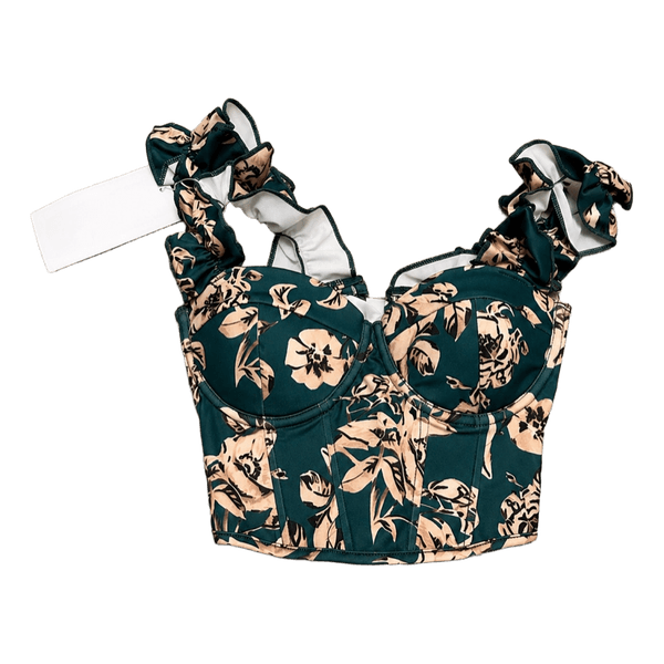 Floral corset top