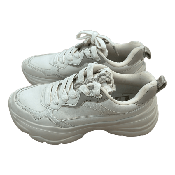 White chunky platform sneakers -Zara