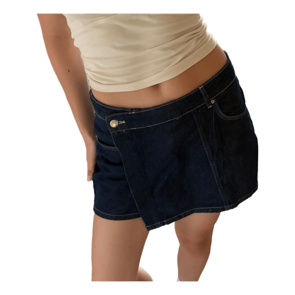 Udgået Zara Blå denim skorts