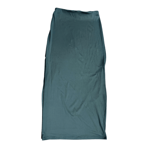 Green midi skirt